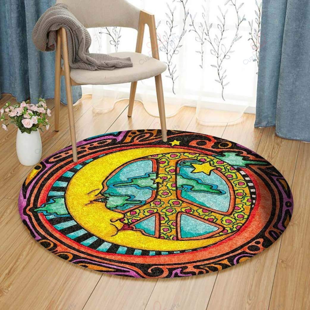 Hippie Moon And Sun Round Carpet Floor Rug Living Room Bedroom Decor Round Area Rug Carpet Hippie Moon And Sun Round Carpet Floor Rug Living Room Bedroom Decor Round Area Rug Carpet