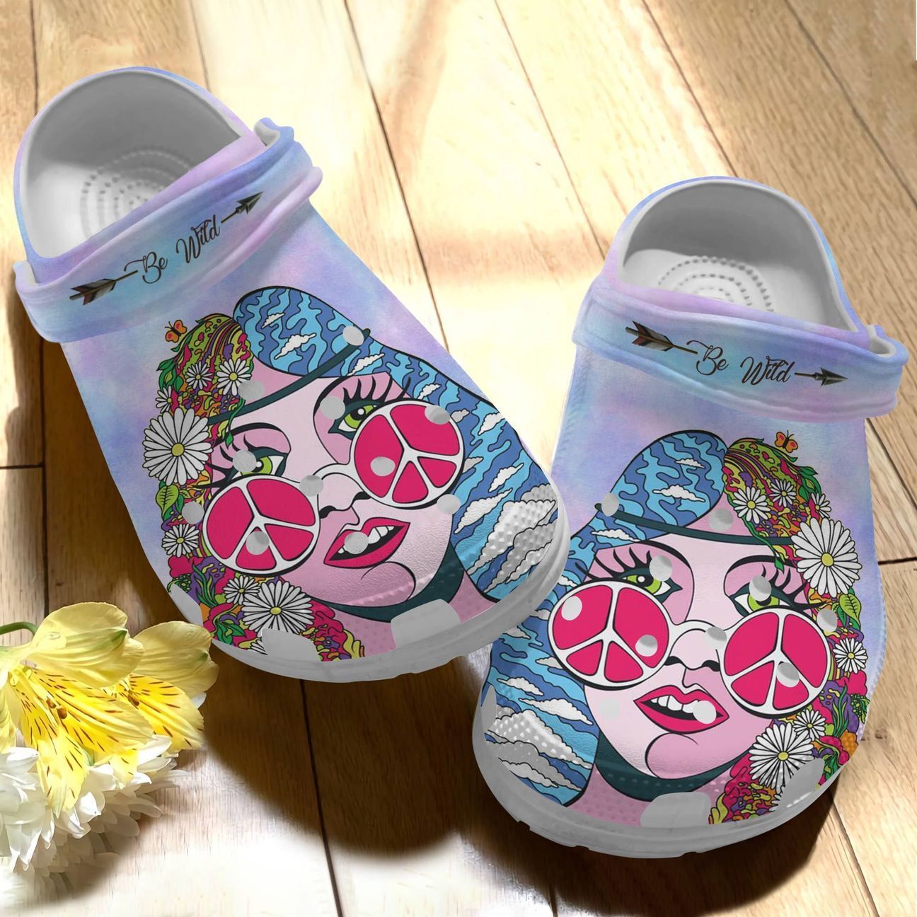 Hippie Personalize Clog Custom Crocs Fashionstyle Comfortable For Women Men Kid Print 3D Peace Seekers Hippie Personalize Clog Custom Crocs Fashionstyle Comfortable For Women Men Kid Print 3D Peace Seekers