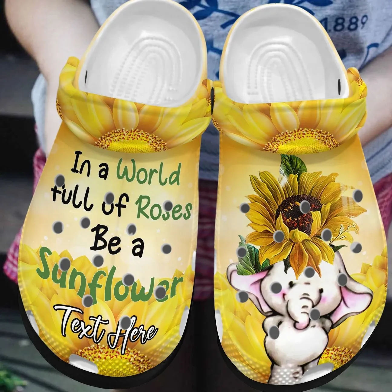 Hippie Personalize Clog Custom Crocs Fashionstyle Comfortable For Women Men Kid Print 3D Personalized Be A Sun Flower Hippie Personalize Clog Custom Crocs Fashionstyle Comfortable For Women Men Kid Print 3D Personalized Be A Sun Flower