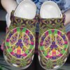 Hippie Personalized Clog Custom Crocs Comfortablefashion Style Comfortable For Women Men Kid Print 3D Hippie Peace