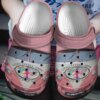 Hippie Personalized Clog Custom Crocs Comfortablefashion Style Comfortable For Women Men Kid Print 3D Hippie Pink Bus