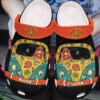 Hippie Personalized Clog Custom Crocs Comfortablefashion Style Comfortable For Women Men Kid Print 3D Hippie Van