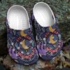 Hippie Personalized Clog Custom Crocs Comfortablefashion Style Comfortable For Women Men Kid Print 3D Moon Child