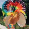 Hippie Personalized Clog Custom Crocs Comfortablefashion Style Comfortable For Women Men Kid Print 3D Tie Dye
