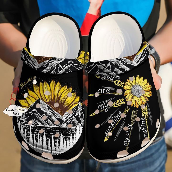 Hippie Personalized You Are My Sunshine Sku 1314 Crocs Clog Clog Shoes Hippie Personalized You Are My Sunshine Sku 1314 Crocs Clog Clog Shoes