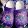 Hippie Sign Sku 1341 Crocs Clog Clog Shoes