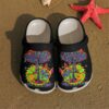 Hippie Trippie Cat And Mushroom Sku 1317 Crocs Crocband Clog Comfortable For Mens Womens Classic Clog Water Shoes