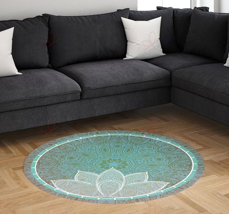 Hippy Yoga Round Carpet Floor Rug Living Room Bedroom Decor Round Area Rug Carpet Hippy Yoga Round Carpet Floor Rug Living Room Bedroom Decor Round Area Rug Carpet