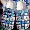 Hockey Pattern Sku 1387 Crocs Clog Clog Shoes