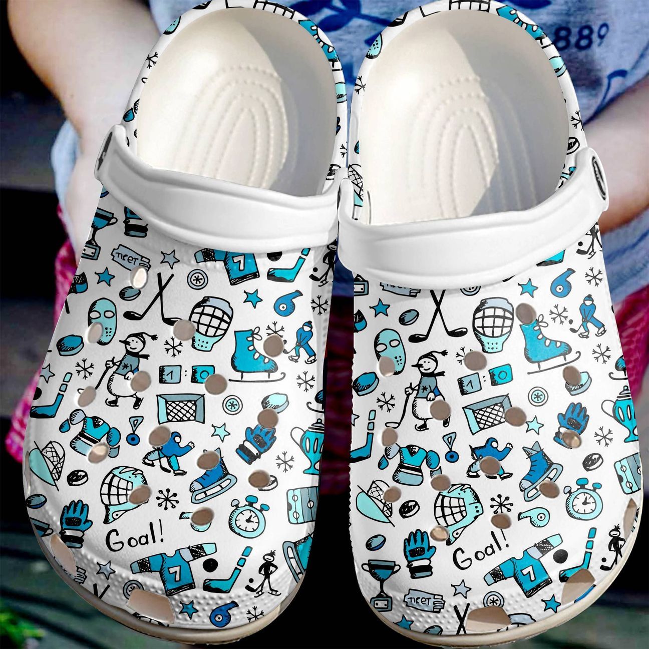 Hockey Personalized Clog Custom Crocs Comfortablefashion Style Comfortable For Women Men Kid Print 3D Hockey Stuff Hockey Personalized Clog Custom Crocs Comfortablefashion Style Comfortable For Women Men Kid Print 3D Hockey Stuff