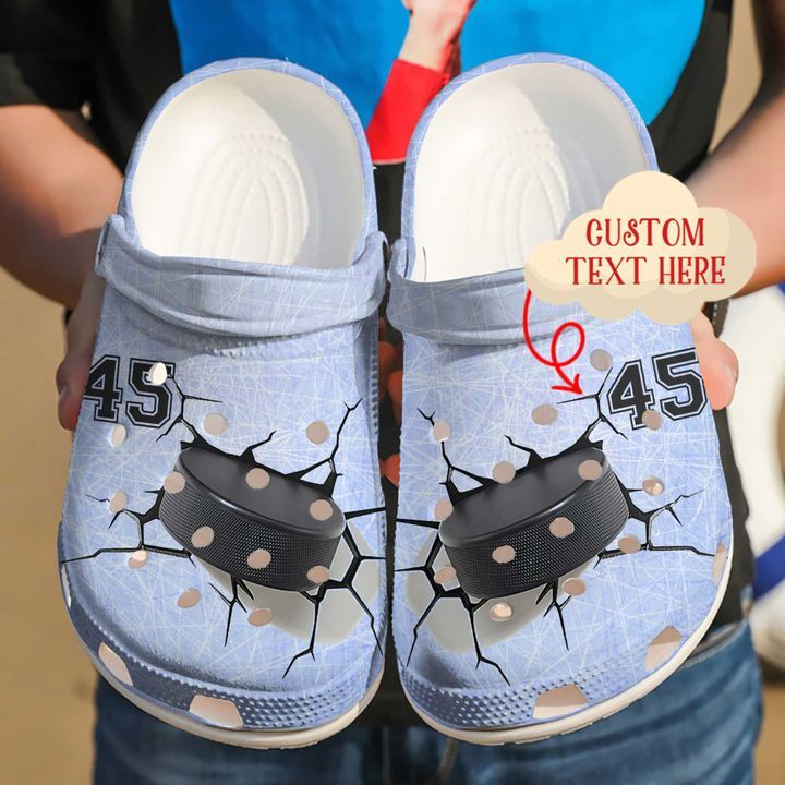 Hockey Personalized Crack Sku 1368 Crocs Crocband Clog Comfortable For Mens Womens Classic Clog Water Shoes Hockey Personalized Crack Sku 1368 Crocs Crocband Clog Comfortable For Mens Womens Classic Clog Water Shoes