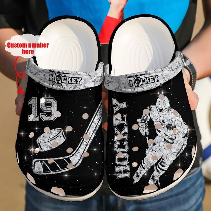 Hockey Personalized Diamond Sku 1369 Crocs Crocband Clog Comfortable For Mens Womens Classic Clog Water Shoes Hockey Personalized Diamond Sku 1369 Crocs Crocband Clog Comfortable For Mens Womens Classic Clog Water Shoes