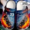 Hockey Personalized Fire And Water Sku 237 Crocs Clog Clog Shoes