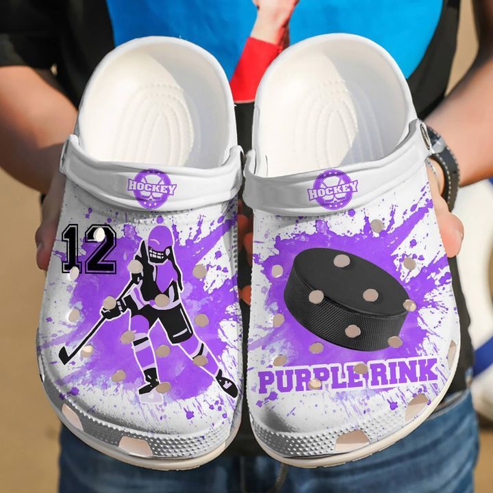 Hockey Personalized Girl Sku 1372 Crocs Crocband Clog Comfortable For Mens Womens Classic Clog Water Shoes Hockey Personalized Girl Sku 1372 Crocs Crocband Clog Comfortable For Mens Womens Classic Clog Water Shoes