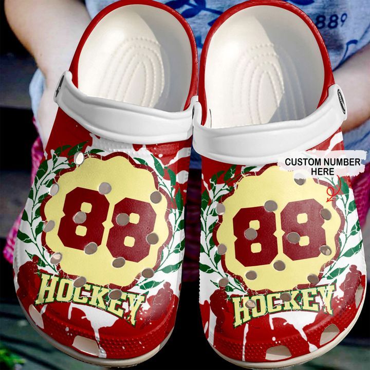 Hockey Personalized Passion Sku 1375 Crocs Crocband Clog Comfortable For Mens Womens Classic Clog Water Shoes Hockey Personalized Passion Sku 1375 Crocs Crocband Clog Comfortable For Mens Womens Classic Clog Water Shoes