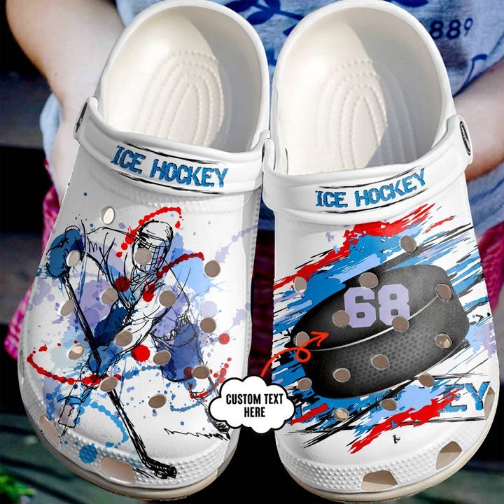 Hockey Personalized Season Sku 1380 Crocs Crocband Clog Comfortable For Mens Womens Classic Clog Water Shoes Hockey Personalized Season Sku 1380 Crocs Crocband Clog Comfortable For Mens Womens Classic Clog Water Shoes