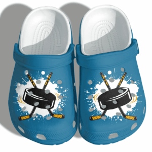 Hockey Sports Shoes Crocs Clog For Men Women – Hockey Lover Shoes Gifts Fathers Day 2021