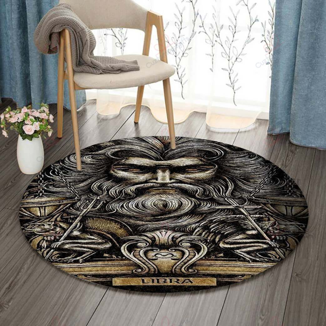 Horoscope Libra Round Carpet Floor Rug Living Room Bedroom Decor Round Area Rug Carpet Horoscope Libra Round Carpet Floor Rug Living Room Bedroom Decor Round Area Rug Carpet