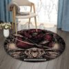 Horoscope Sagittarius Round Carpet Floor Rug Living Room Bedroom Decor Round Area Rug Carpet