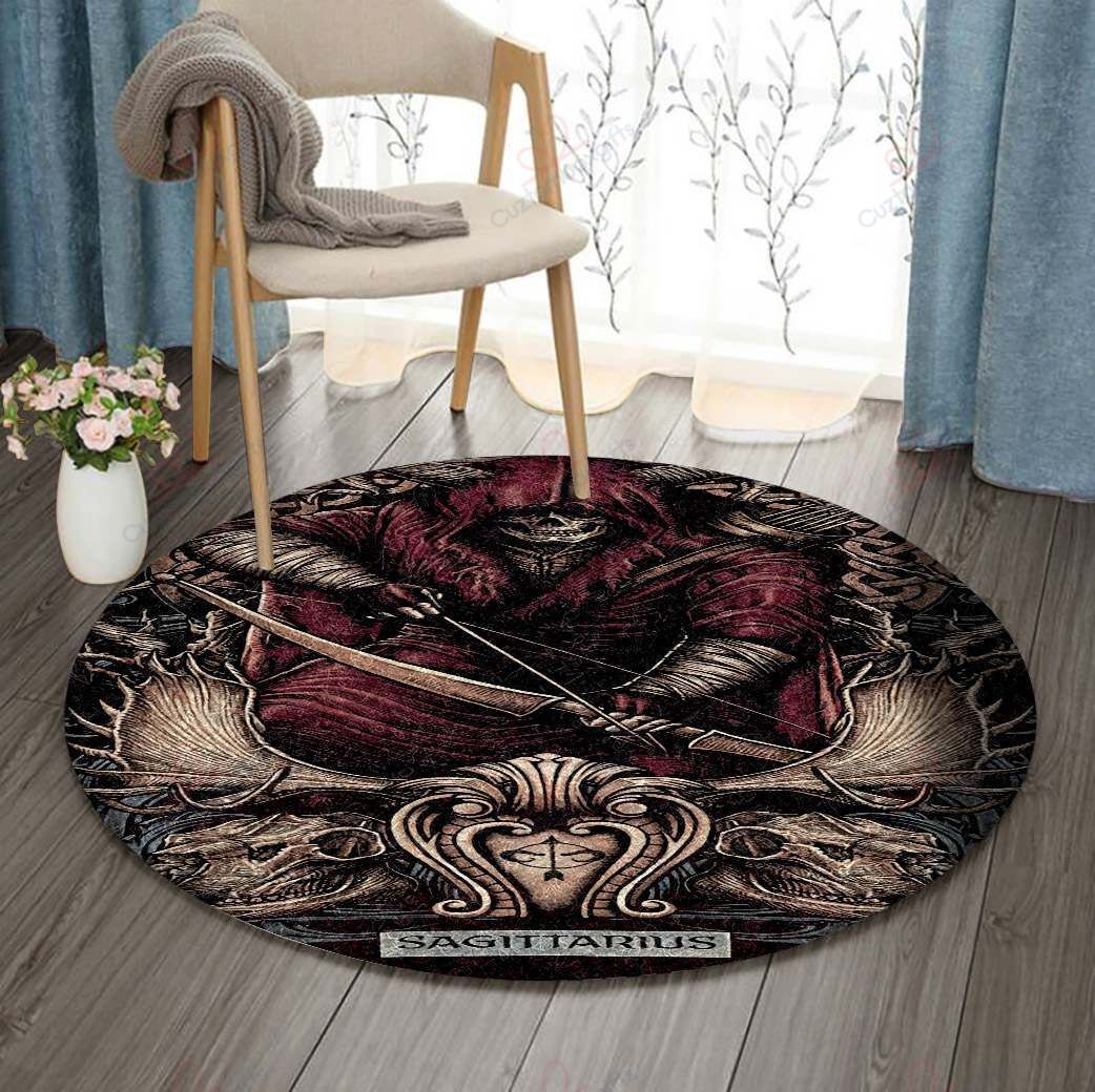 Horoscope Sagittarius Round Carpet Floor Rug Living Room Bedroom Decor Round Area Rug Carpet Horoscope Sagittarius Round Carpet Floor Rug Living Room Bedroom Decor Round Area Rug Carpet