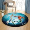 Horoscope Signs Sagittarius Round Carpet Floor Rug Living Room Bedroom Decor Round Area Rug Carpet