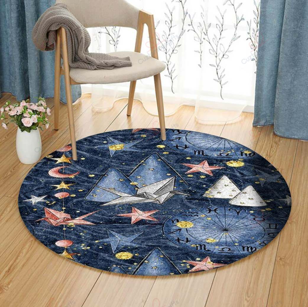 Horoscope Star Round Carpet Floor Rug Living Room Bedroom Decor Round Area Rug Carpet Horoscope Star Round Carpet Floor Rug Living Room Bedroom Decor Round Area Rug Carpet
