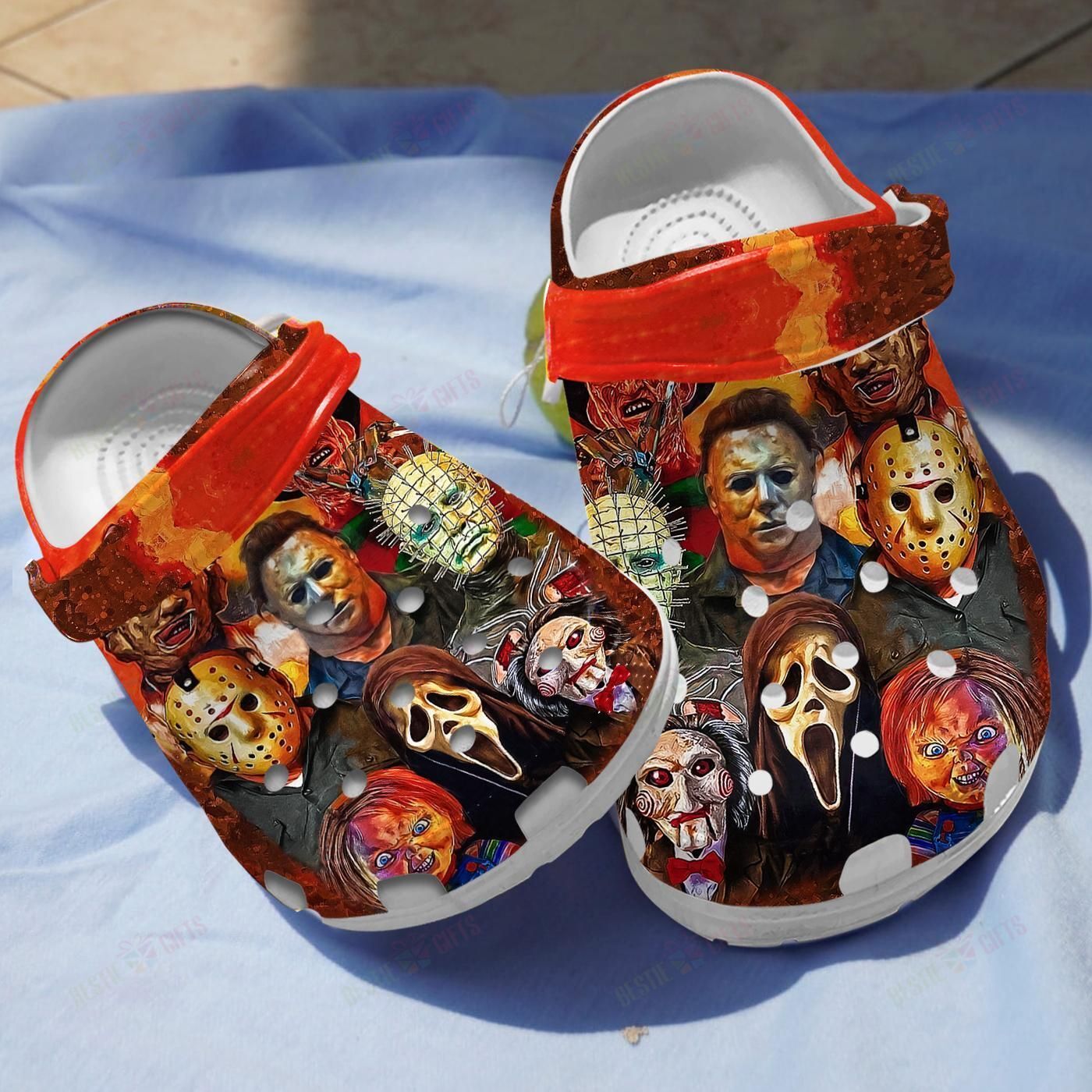 Horror Mask Crocs Clog Classic Clogs Shoes Horror Mask Crocs Clog Classic Clogs Shoes