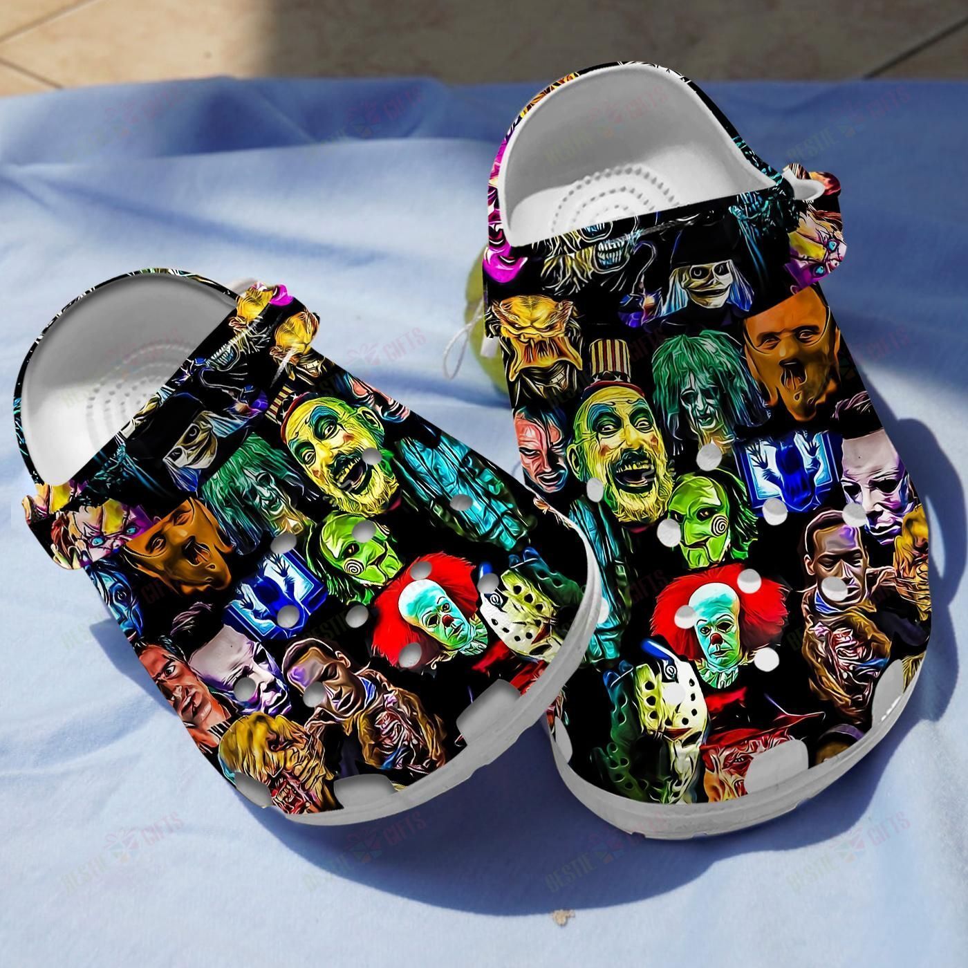 Horror Villians Collection Crocs Clog Classic Clogs Shoes Horror Villians Collection Crocs Clog Classic Clogs Shoes