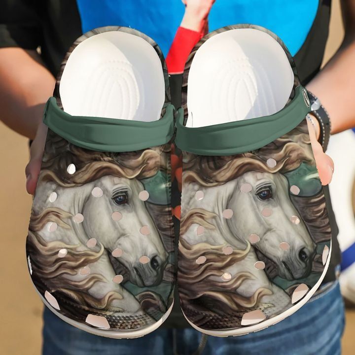 Horse Beautiful Sku 1395 Crocs Crocband Clog Comfortable For Mens Womens Classic Clog Water Shoes Horse Beautiful Sku 1395 Crocs Crocband Clog Comfortable For Mens Womens Classic Clog Water Shoes