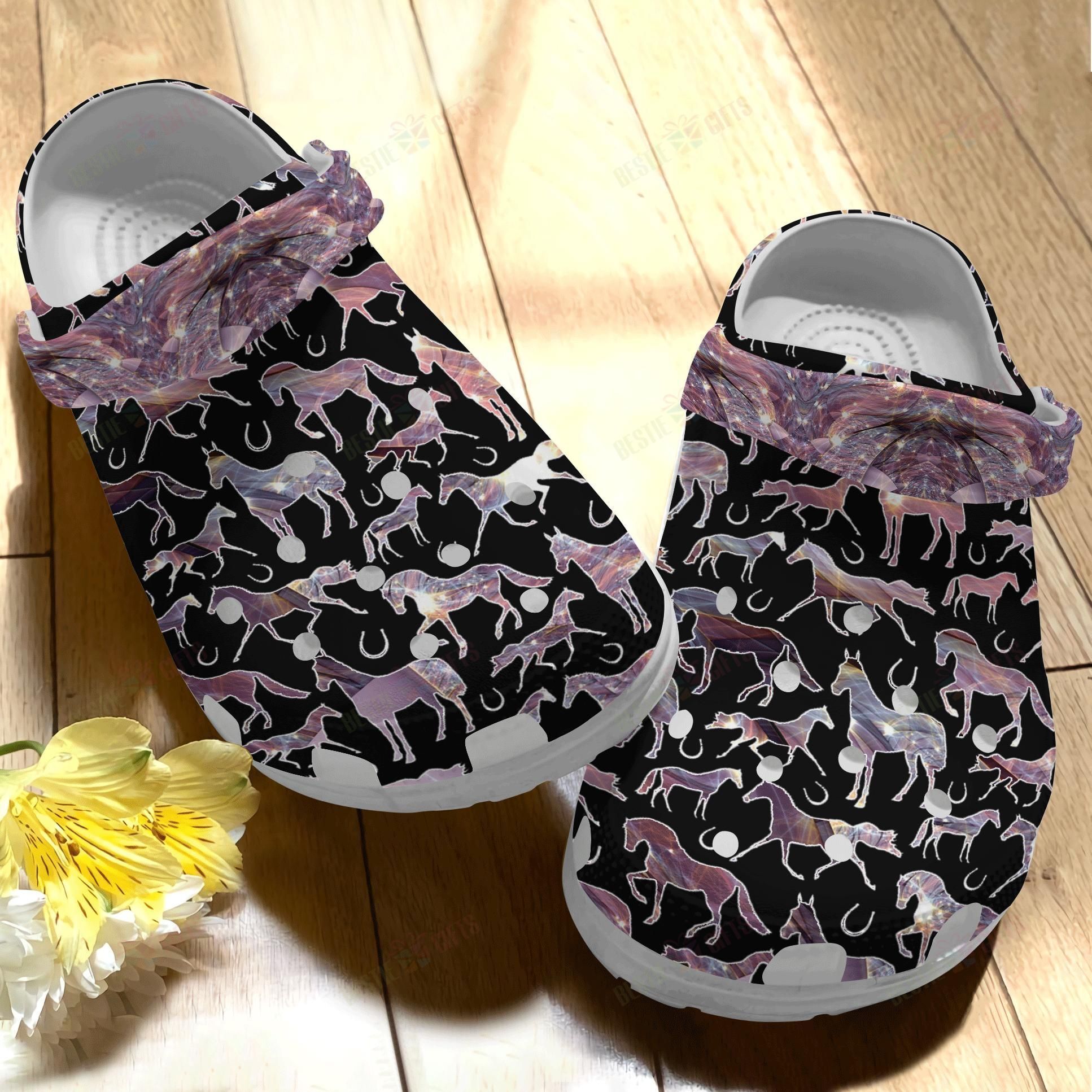 Horse Crocs Clog Classic Clog Horse Lovers Shoes Horse Crocs Clog Classic Clog Horse Lovers Shoes