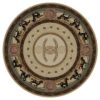 Horse Hosreshoe Round Carpet Floor Rug Living Room Bedroom Decor Round Area Rug Carpet