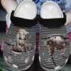 Horse Personalize Clog Custom Crocs Fashionstyle Comfortable For Women Men Kid Print 3D Funny Horse