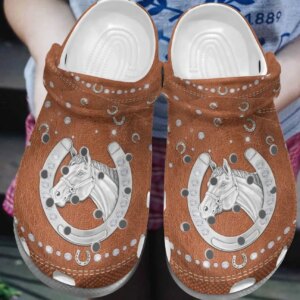 Horse Personalize Clog Custom Crocs Fashionstyle Comfortable For Women Men Kid Print 3D Horse Lover D