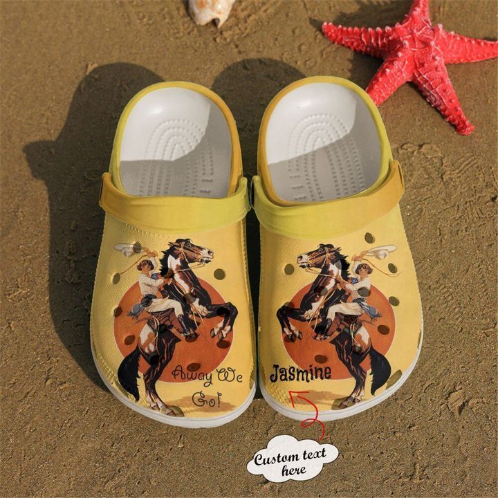 Horse Personalized Away We Go Sku 1394 Crocs Clog Clog Shoes Horse Personalized Away We Go Sku 1394 Crocs Clog Clog Shoes