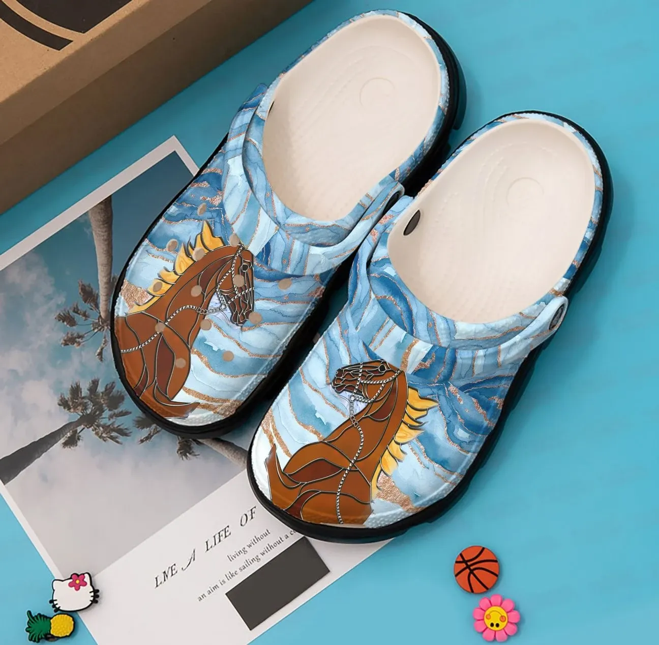 Horse Personalized Clog Custom Crocs Comfortablefashion Style Comfortable For Women Men Kid Print 3D Cute Horses Horse Personalized Clog Custom Crocs Comfortablefashion Style Comfortable For Women Men Kid Print 3D Cute Horses