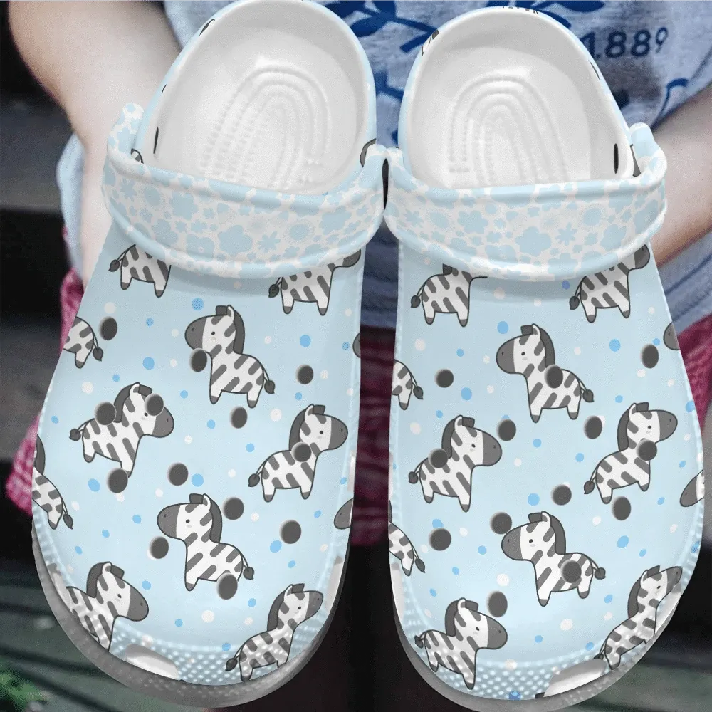 Horse Personalized Clog Custom Crocs Comfortablefashion Style Comfortable For Women Men Kid Print 3D Cute Zebras Horse Personalized Clog Custom Crocs Comfortablefashion Style Comfortable For Women Men Kid Print 3D Cute Zebras