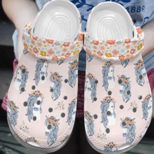 Horse Personalized Clog Custom Crocs Comfortablefashion Style Comfortable For Women Men Kid Print 3D Fancy Horses