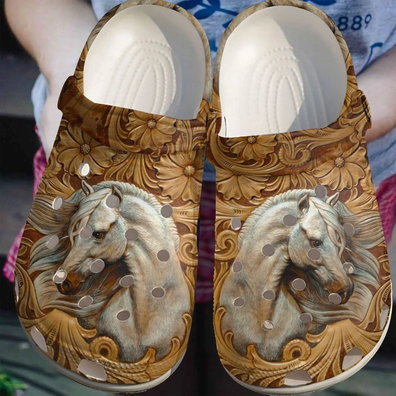 Horse Personalized Clog Custom Crocs Comfortablefashion Style Comfortable For Women Men Kid Print 3D Handsome Boy Horse Personalized Clog Custom Crocs Comfortablefashion Style Comfortable For Women Men Kid Print 3D Handsome Boy
