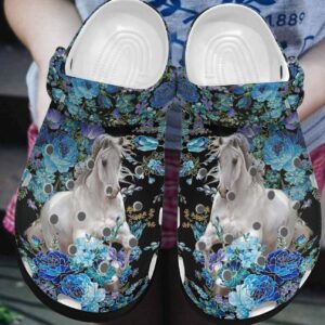 Horse Personalized Clog Custom Crocs Comfortablefashion Style Comfortable For Women Men Kid Print 3D Horse Flora