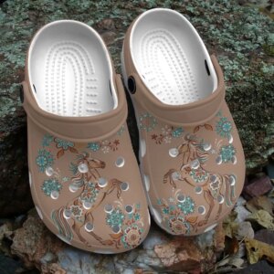 Horse Personalized Clog Custom Crocs Comfortablefashion Style Comfortable For Women Men Kid Print 3D Horse Floral