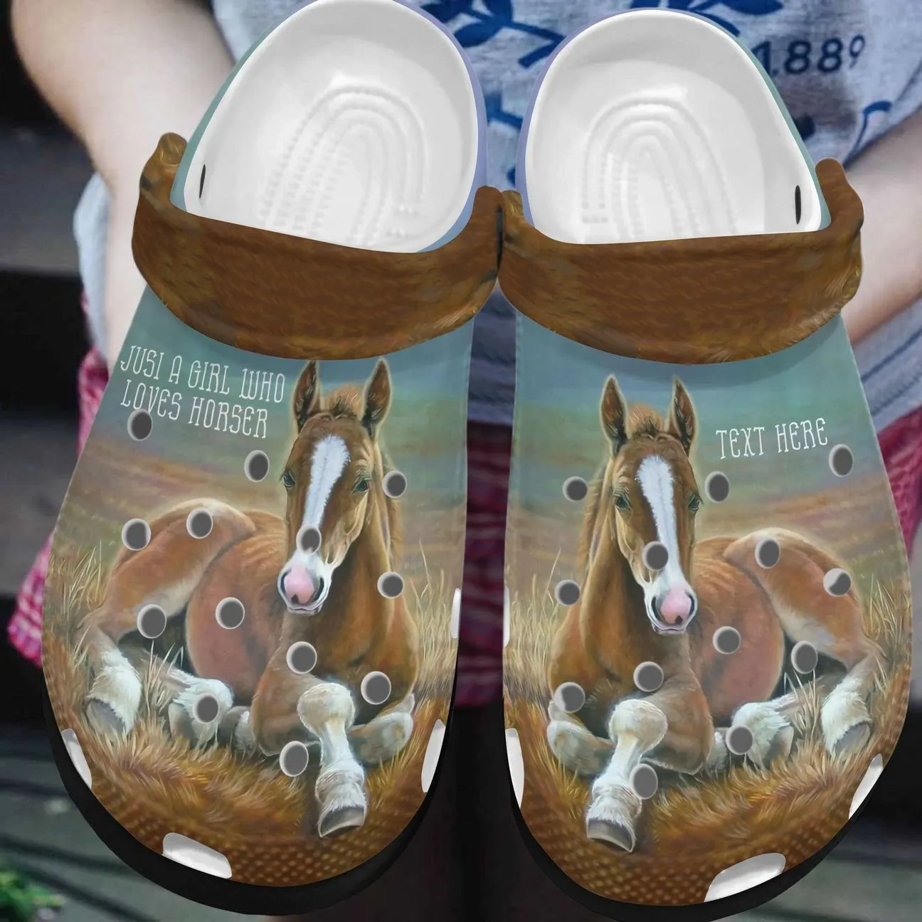 Horse Personalized Clog Custom Crocs Comfortablefashion Style Comfortable For Women Men Kid Print 3D Just A Girl Who Loves Horses Horse Personalized Clog Custom Crocs Comfortablefashion Style Comfortable For Women Men Kid Print 3D Just A Girl Who Loves Horses