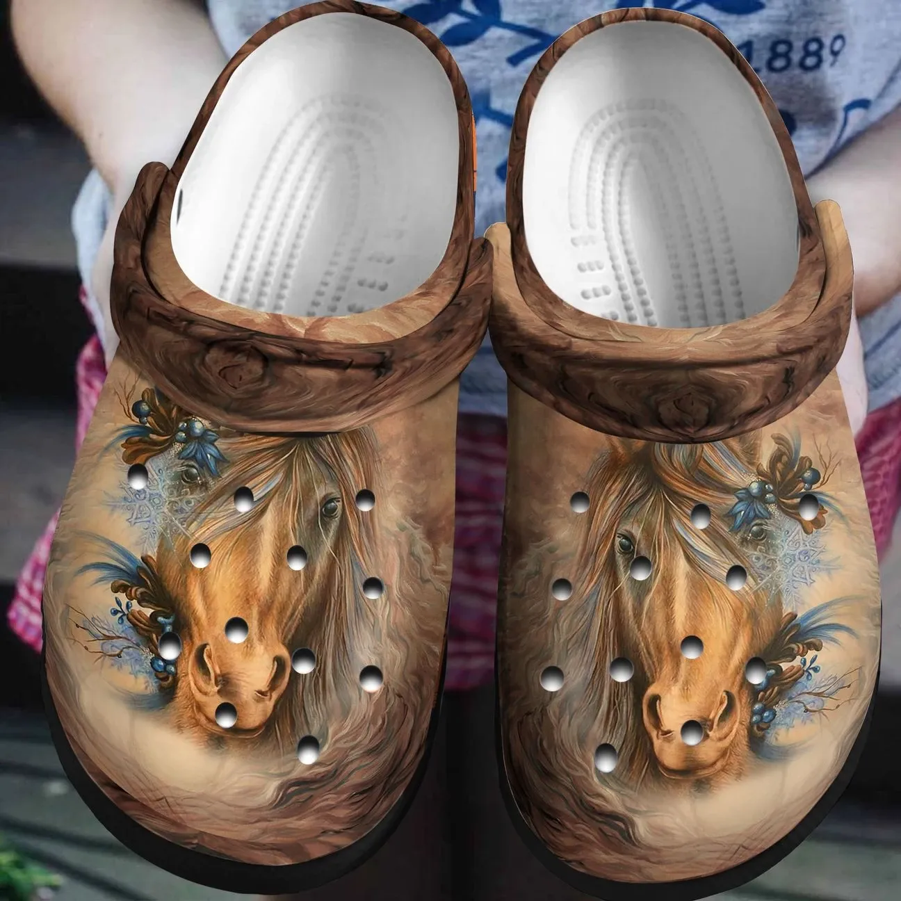 Horse Personalized Clog Custom Crocs Comfortablefashion Style Comfortable For Women Men Kid Print 3D Magic Horse Horse Personalized Clog Custom Crocs Comfortablefashion Style Comfortable For Women Men Kid Print 3D Magic Horse