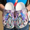 Horse Personalized Clog Custom Crocs Comfortablefashion Style Comfortable For Women Men Kid Print 3D Wild Horse