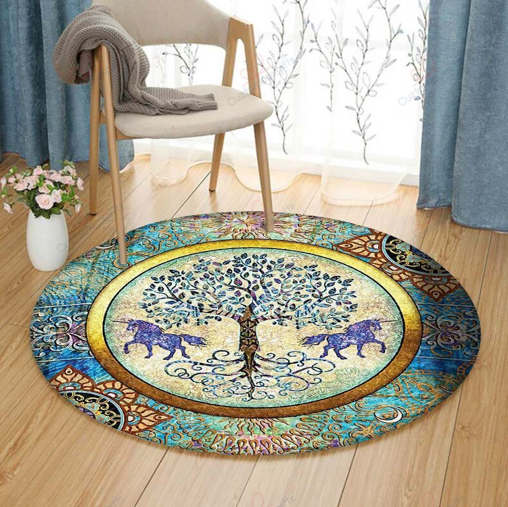 Horse Tree Of Life Round Carpet Floor Rug Living Room Bedroom Decor Round Area Rug Carpet Horse Tree Of Life Round Carpet Floor Rug Living Room Bedroom Decor Round Area Rug Carpet