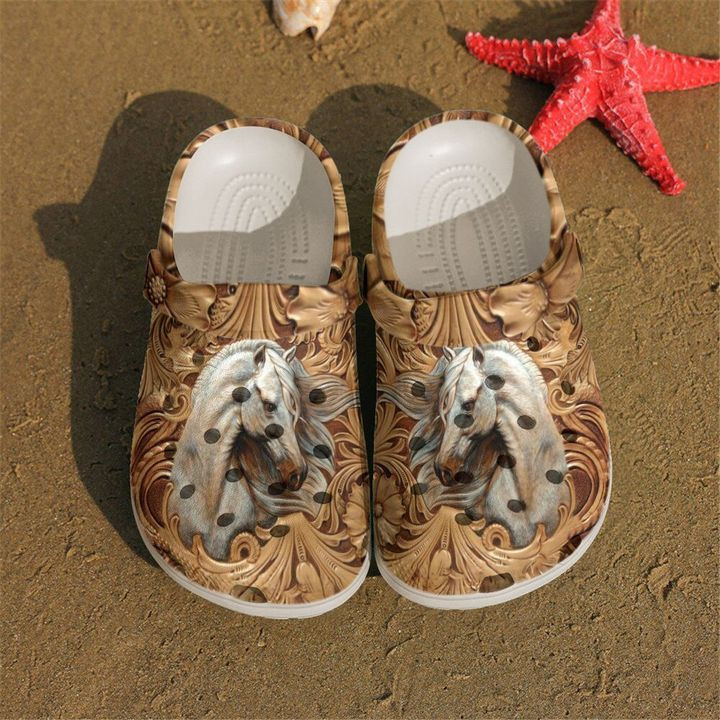 Horse Wooden White Sku 1442 Crocs Clog Clog Shoes Horse Wooden White Sku 1442 Crocs Clog Clog Shoes