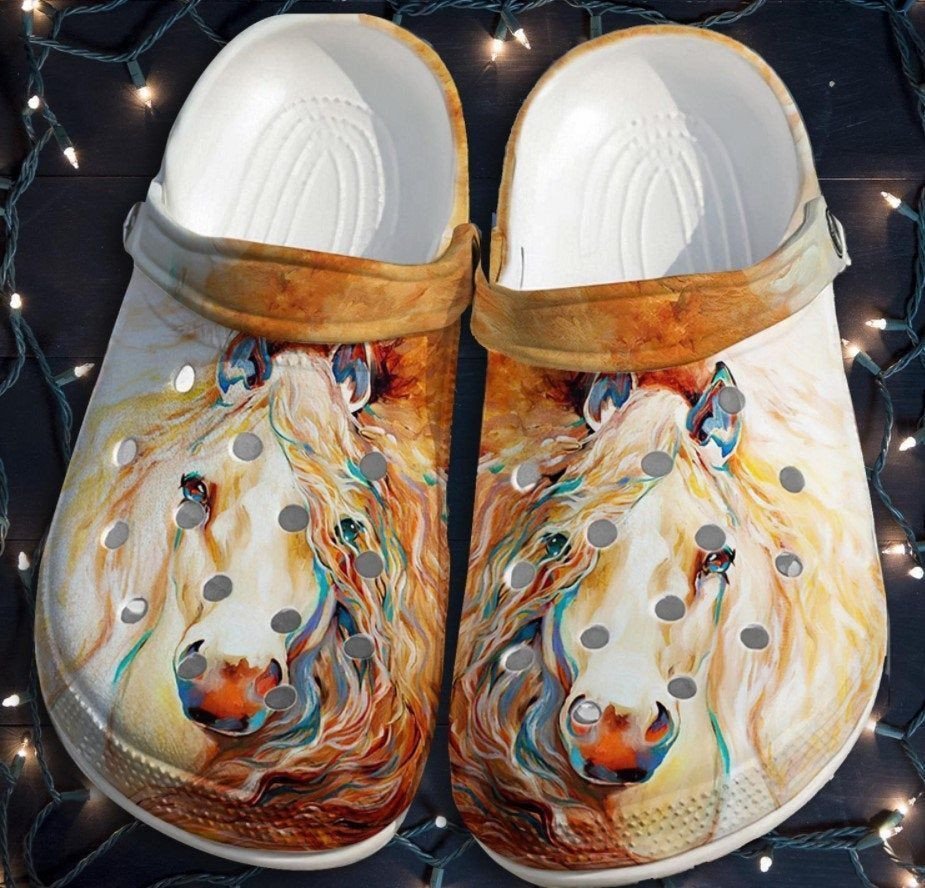 Horses Girl Print Crocs Clog Clog Shoes Crocs Clog For Mens And Womens Horses Girl Print Crocs Clog Clog Shoes Crocs Clog For Mens And Womens
