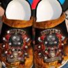 Hot Firefighter Skull Crocs Crocband Clog Clog Comfortable For Mens And Womens Classic Clog Water Shoes Comfortable