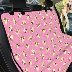 Hot Pink Cute Shih Tzu Car Back Seat Cover Dog Car Seat Covers - 76996a87c62e