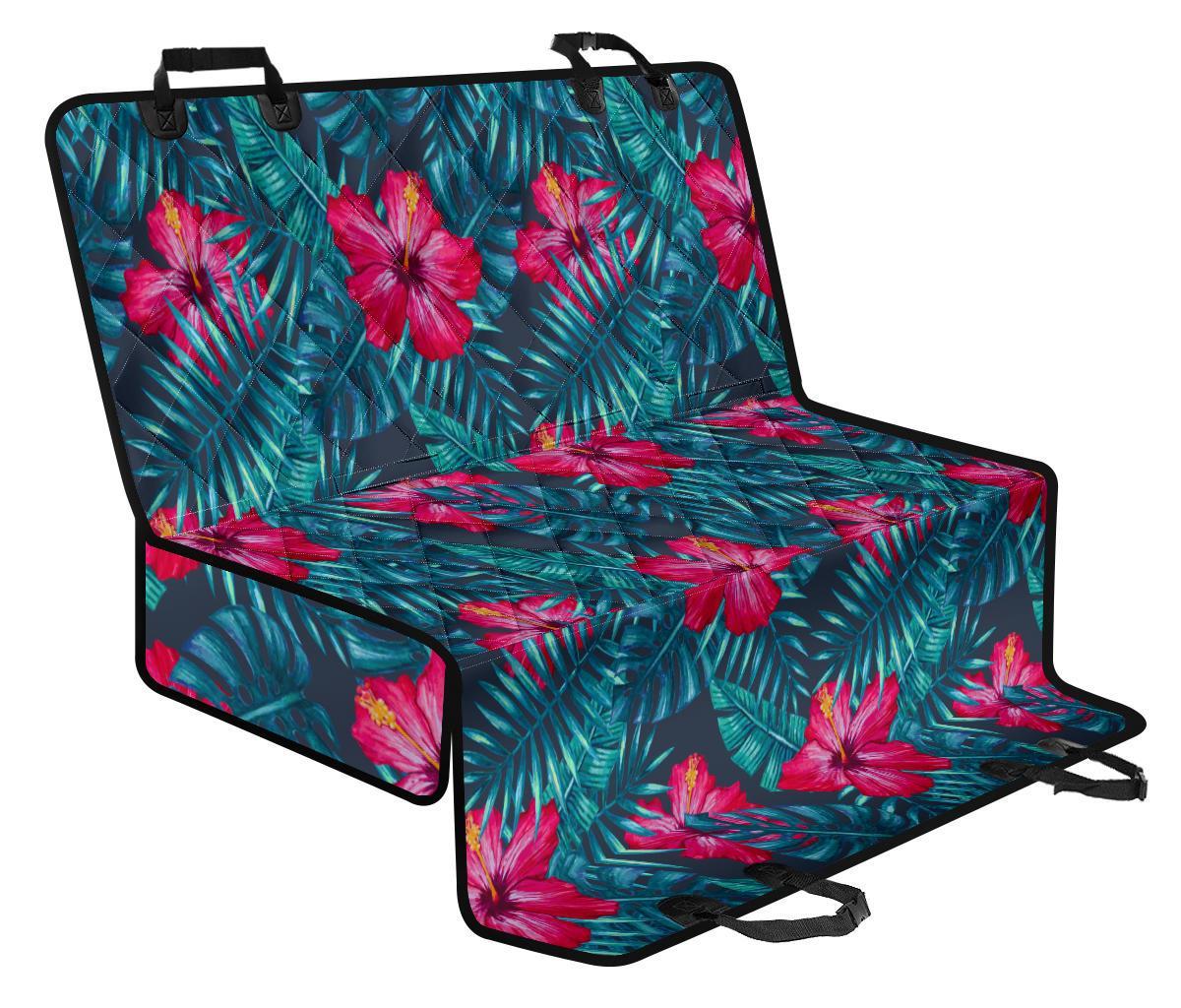 Hot Pink Hibiscus Tropical Pattern Print Pet Car Back Seat Cover - d690730263a3 Hot Pink Hibiscus Tropical Pattern Print Pet Car Back Seat Cover - d690730263a3