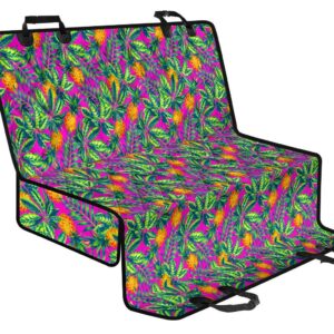 Hot Purple Pineapple Pattern Print Pet Car Back Seat Cover - 1e2b5822511d